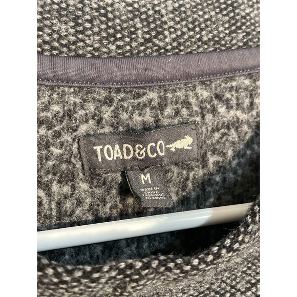 Men's Toad & Co Breithorn Sweater Gray Pullover Crewneck Wool Blend Medium - Picture 3 of 6